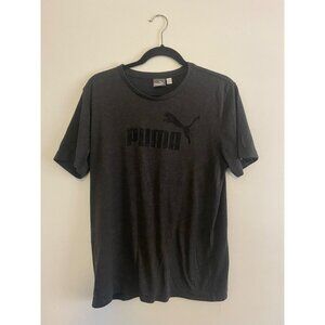 Puma Men’s Charcoal Graphic Logo T-Shirt Size M